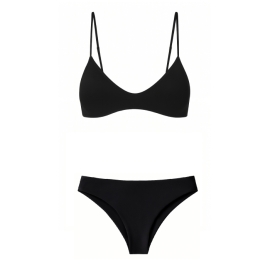 MISSION SWIM Strój dwuczęściowy HAILEY - black 