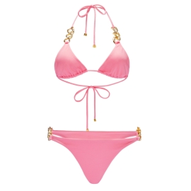 MISSION SWIM Strój dwuczęściowy LENA - pink | Sklep Bebio