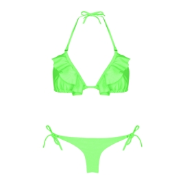 MISSION SWIM Strój dwuczęściowy LORETTA - neon green | Sklep Bebio