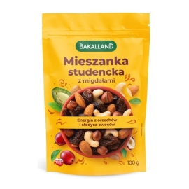 Mieszanka studencka z migdałami 100 g Bakalland