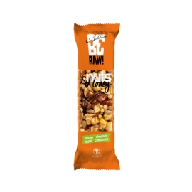 Baton orzechowy BeRAW! Nuts&Honey Pecan orzechy pekan i miód 30 g