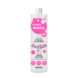 Naturalny relaksujący płyn do kąpieli Happy Family 1000 ml 4organic 