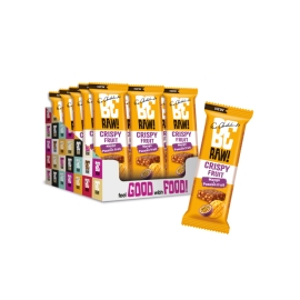 Zestaw batonów owocowych BeRAW! Crispy Fruit Mango & Passionfruit mango i marakuja 15x40g 