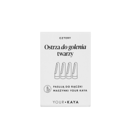 Wymienne ostrza do golenia twarzy (4 ostrza) Your KAYA