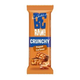 Baton orzechowy BeRAW! Crunchy Peanuts & Caramel 40 g