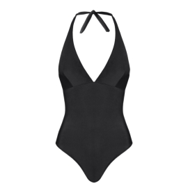 MISSION SWIM Strój jednoczęściowy AIZEL - black | Sklep Bebio