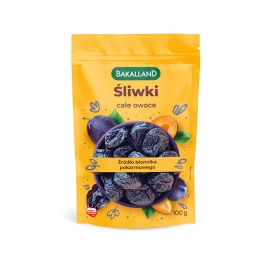 Śliwki suszone całe owoce Bakalland 100g