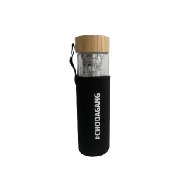 Butelka szklana z ochraniaczem neoprenowym 500ml Ekologiczne, bezpieczne - idealne na trening i wycieczki Ewa Chodakowska