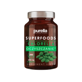 Suplement diety Chlorella Purella Superfoods 200 tabletek 50g