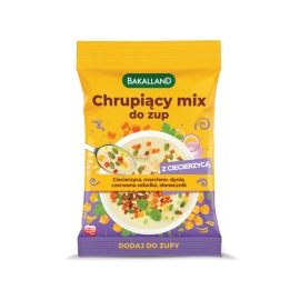 Chrupiący Mix do zup z ciecierzycą Bakalland 75g 