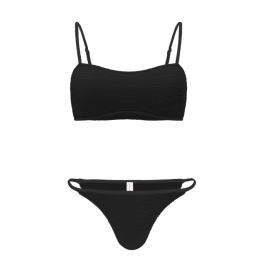 MISSION SWIM Strój dwuczęściowy CONNIE - black | Sklep Bebio