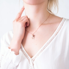 Złoty naszyjnik Rose Gold 375 LOVE Ewa Chodakowska