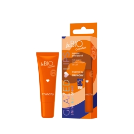 Naturalny żelowy olejek do ust glazed lips CRUNCHY 10 ml Bebio cosmetics 