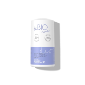 Naturalny deo roll-on na bazie naturalnego ałunu z kwasem hialuronowym i ekstraktem z dzikiego ryżu 50ml BeBIO Cosmetics