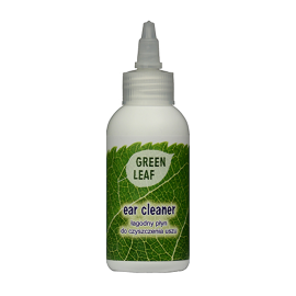 Łagodny płyn do higieny uszu dla zwierząt 100 ml GREEN LEAF