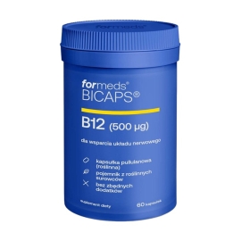 Formeds BICAPS B12 500 µg - metylokobalamina, 60 kapsułek