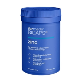 Formeds BICAPS Zinc – cynk 25 mg + miedź 2,5 mg, 60 kapsułek