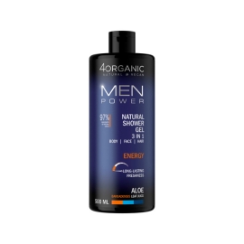 Naturalny żel pod prysznic MEN POWER 3w1 Energy 500ml 