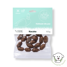 Kiełbaski z kaczki dla psów 100g ZOYA