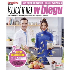 Książka Kucharska Kuchnia w biegu. Ewa Chodakowska i Tomek Woźniak książka o gotowaniu