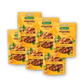 Zestaw Migdały łuskane Bakalland 6 x 40 g 