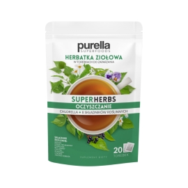 Herbatka Ziołowa Oczyszczenie w torebkach Purella Superherbs 20 torebek 