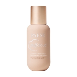 Satynowy podkład z efektem Blur PUFF CLOUD 02N Nude 37 ml PAESE