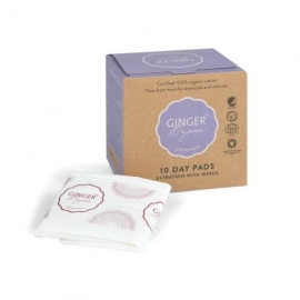 Podpaski na dzień 10 szt. GingerOrganic 