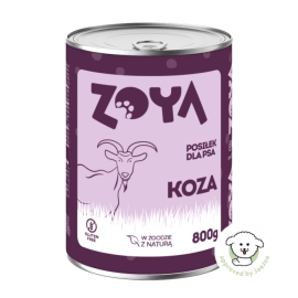 Mokra karma dla psa koza – puszka 800g ZOYA | Sklep Bebio 
