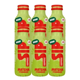 Zestaw SIP Matcha Latte Strawberry – napój owsiany z matchą o smaku truskawkowym 250 ml x 6 sztuk