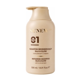 Szampon regenerujący Silk & Glow z kompleksem 5 olejków – STEP 01 SunewMed+
