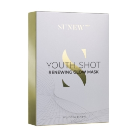 Youth Shot Maska w płachcie do twarzy regenerująca + glow 1 szt SunewMed+