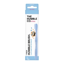 Szczoteczka do zębów dla dzieci Plant-based - X-TRA SOFT - niebieska 1 szt The Humble Co. Kids