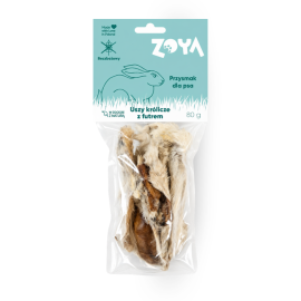 Uszy królicze z futrem 80 g ZOYA