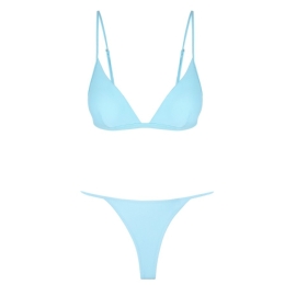 MISSION SWIM Strój dwuczęściowy VERA - light blue | Sklep Bebio