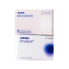 Zestaw suplementów diety VESE. Microbiotic i Protect