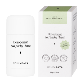 Delikatny dezodorant pod pachy i biust aloes i czarna porzeczka 35g Your KAYA