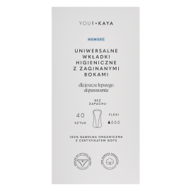 Wkładki higieniczne z zaginanymi bokami 40 szt. Your KAYA