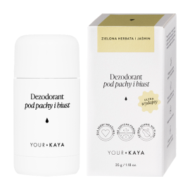 Dezodorant pod pachy i biust ZIELONA HERBATA i JAŚMIN 35g Your Kaya 