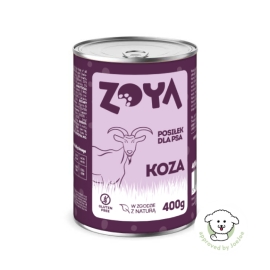 Mokra karma dla psa koza – puszka 400g ZOYA