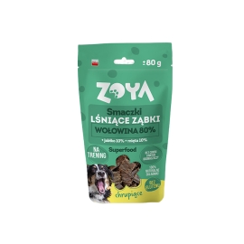 Smaczki dla psa Lśniące ząbki – wołowina 80g ZOYA | Sklep Bebio