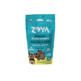 Smaczki dla psa Bujne futerko – kaczka 80g ZOYA