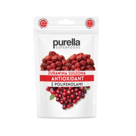 Żurawina suszona ANTIOXIDANT Purella Superfoods 70g 
