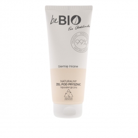 beBIO Cosmetics Naturalny żel pod prysznic SIEMIĘ LNIANE | 200ml 99% naturalnych składników