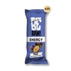 Baton energetyczny Purella BeRAW o smaku śliwki Energy bar w czekoladzie zestaw 15x 40 g