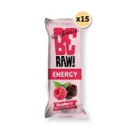 BeRAW Baton Energy  Raspberry  | 40g x 15 sztuk