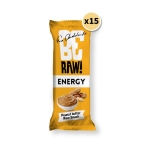 Purella BeRAW Energy Raw Snack - krem orzechowy | zestaw 40g x 15 sztuk