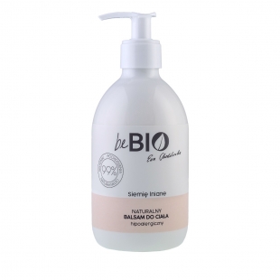 beBIO Cosmetics Naturalny Balsam do ciała SIEMIĘ LNIANE | 400ml