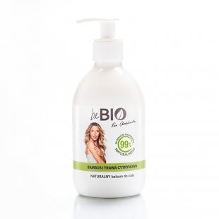 beBIO Cosmetics Naturalny balsam do ciała BAMBUS I TRAWA CYTRYNOWA | 400ml 99% naturalnych składników