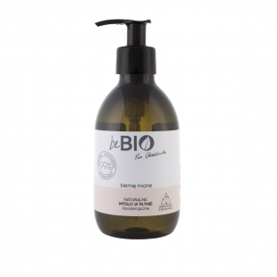 beBIO Cosmetics Naturalne mydło w płynie z nasionami lnu dla skóry wrażliwej 300ml 99% naturalnych składników
